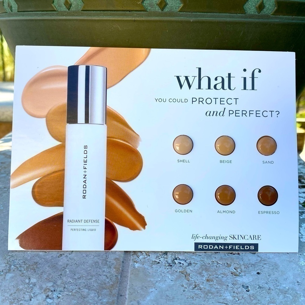 ⭐️HOST PICK☀️ Radiant Defense Perfecting Liquid 6 shades each card Rodan Fields